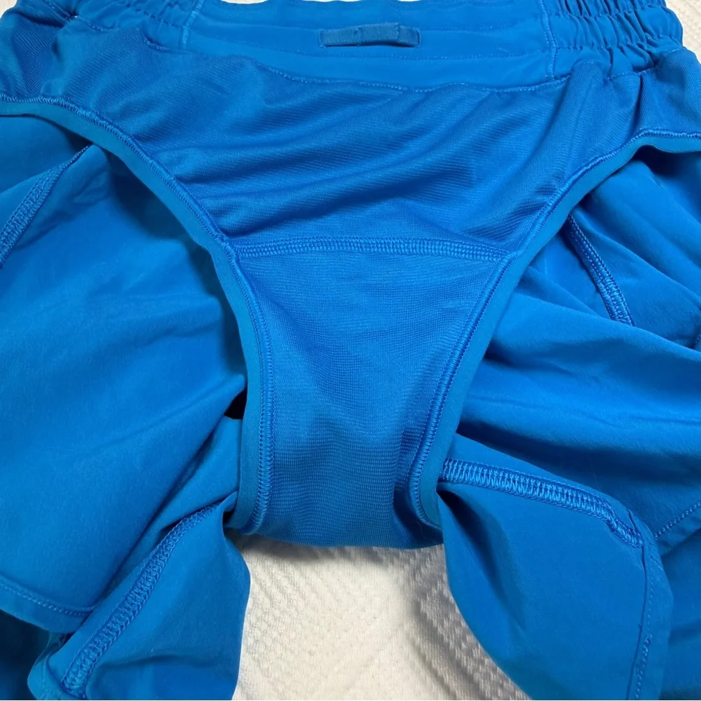 Lululemon Hot Hotty Shorts Size 2, Inseam 4”, Blue Yellow Multi, Lot of 3 - Picture 6 of 14